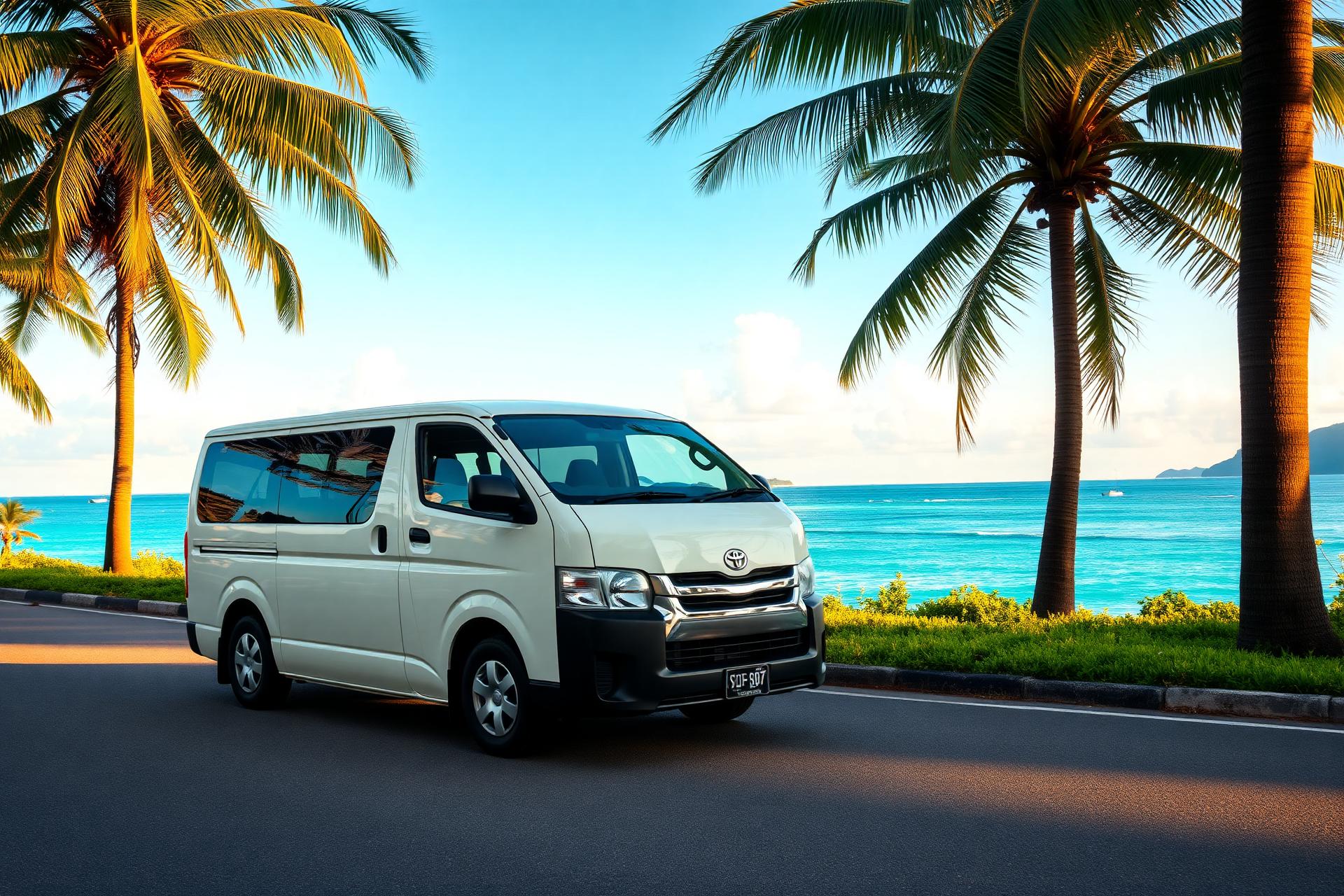 Phuket Premium Van by the ocean